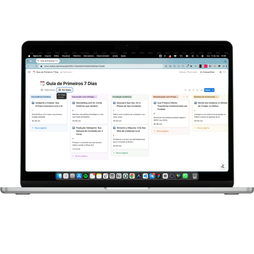 Mockup Guia de Primeiros 7 Dias